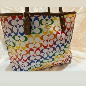Coach Tote Bags colorful